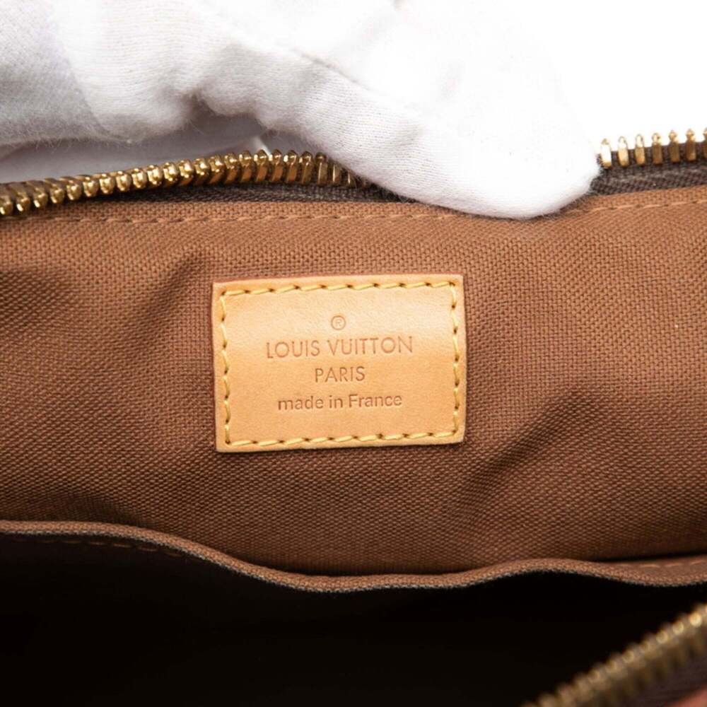 LOUIS VUITTON Authentic Brown Monogram Leather Shoulder Bag - Picture 5 of 6